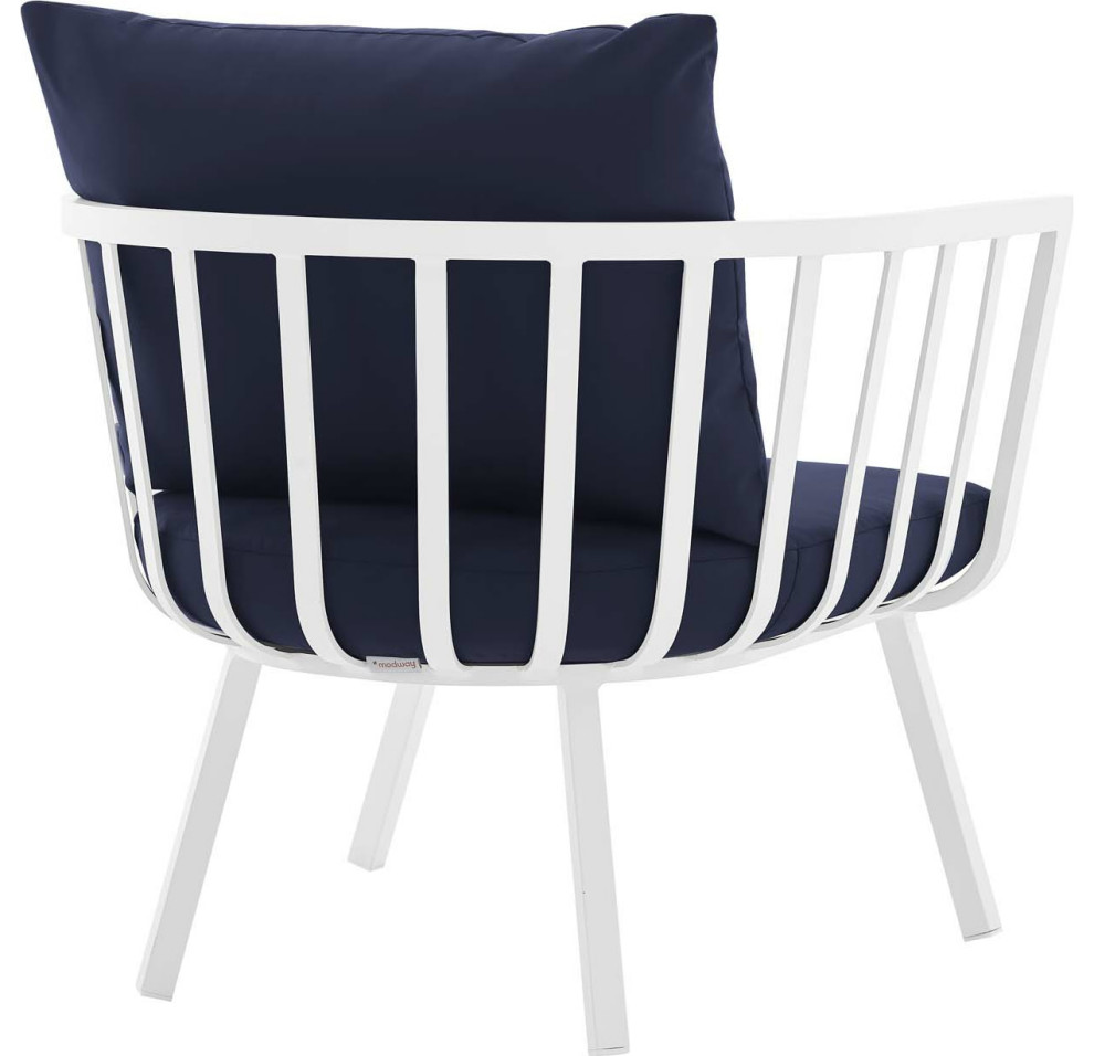 Pottawatomie Armchair   Contemporary   Outdoor Lounge Chairs   by HedgeApple  Houzz