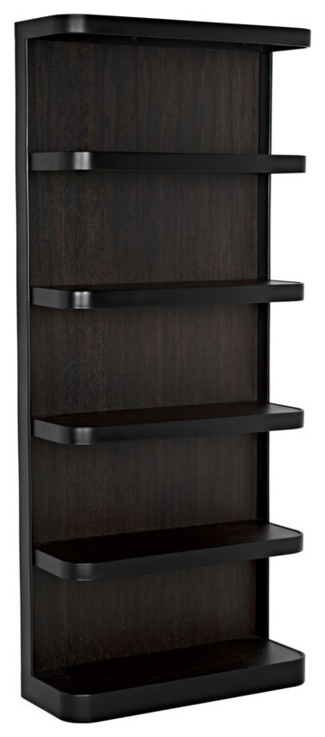 Dido Bookcase  Black Metal   Industrial   Bookcases   by HedgeApple  Houzz