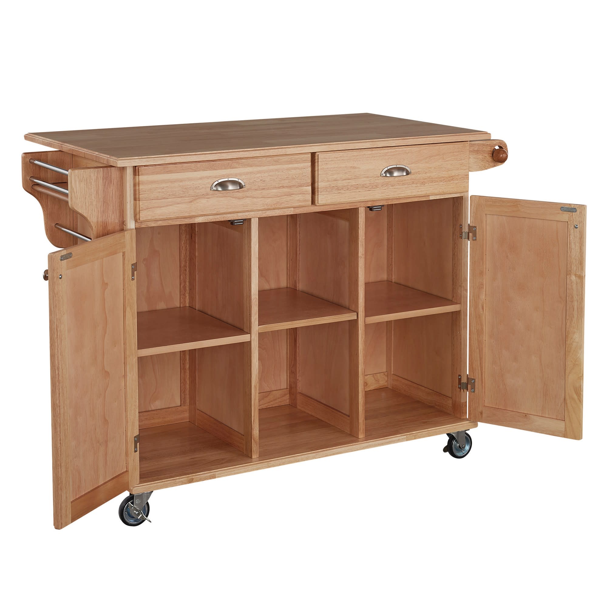 General Line Brown Kitchen Cart