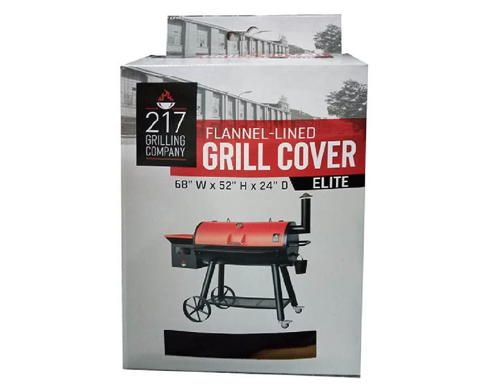 217 Grilling Company Elite Flannel Pellet Cover - RK80A5