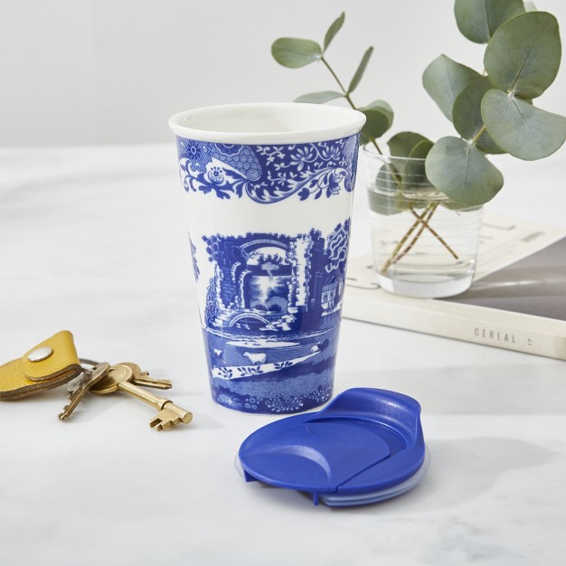 Spode Blue Italian Travel Mug