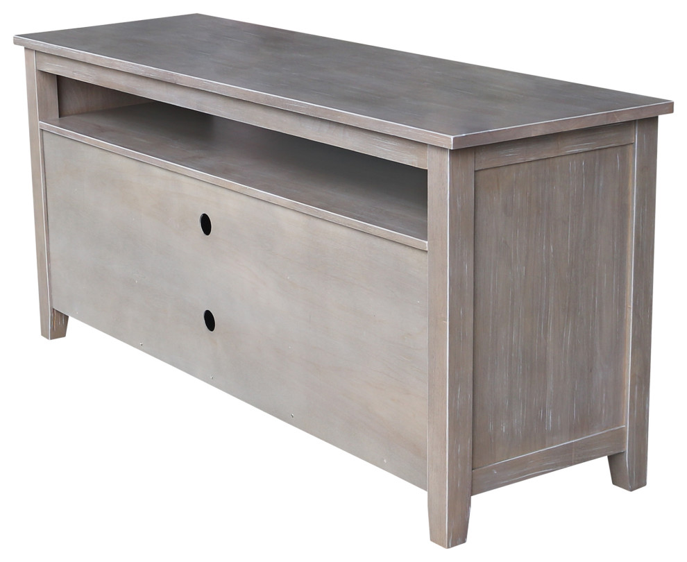 Entertainment / TV Stand with 2 Doors   Farmhouse   Entertainment Centers And Tv Stands   by International Concepts  Houzz