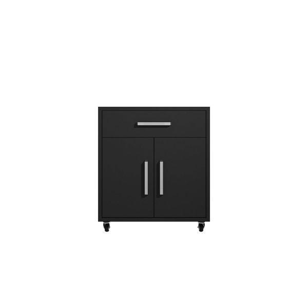 Eiffel 28.35 Mobile Garage Storage Cabinet in Black Matte