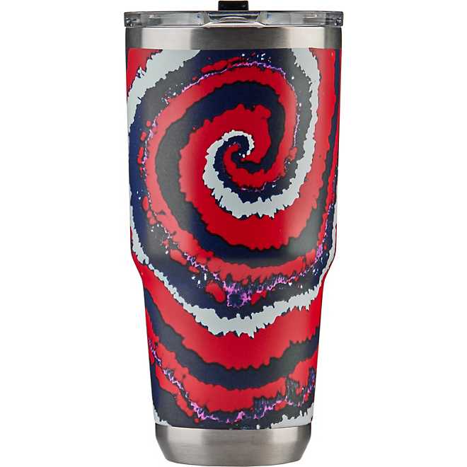 Magellan Outdoors WRAP Throwback Americana Tie Dye 30 oz Tumbler