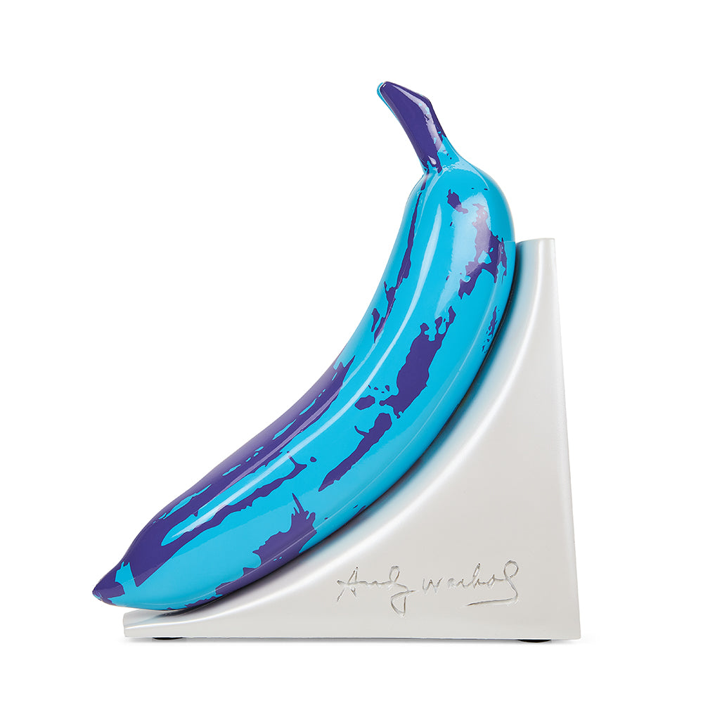 Andy Warhol 10” Lustre Gloss Resin Bookends - Blue Banana (PRE-ORDER)