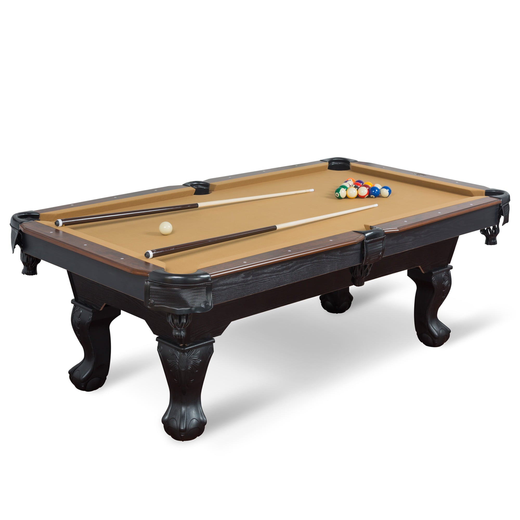 Classic Sports Brighton 87" Billiard Pool Table in Tan