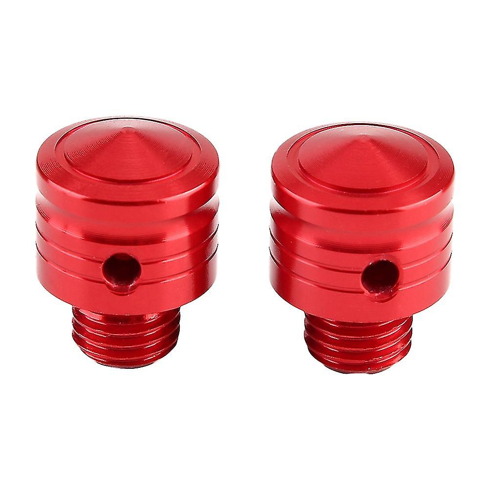 Universal Motorcycle Scooter Rear View Mirror Mounting Screw M10*1.25 Red