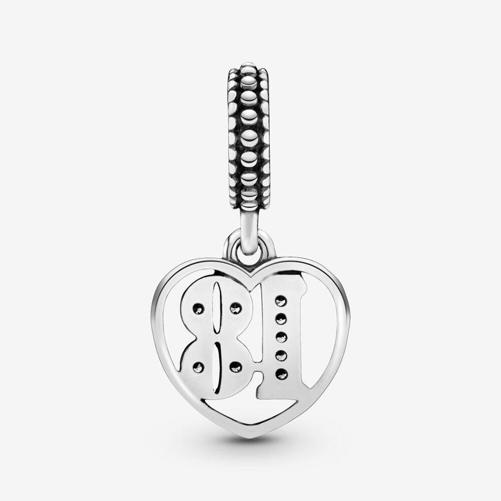 PANDORA  18th Celebration Dangle Charm