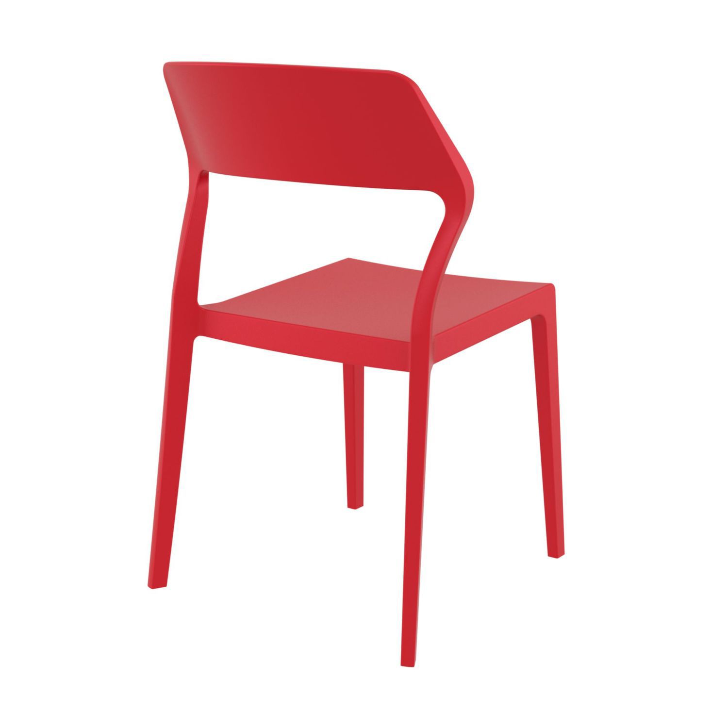 32.75 Red Solid Patio Dining Chair