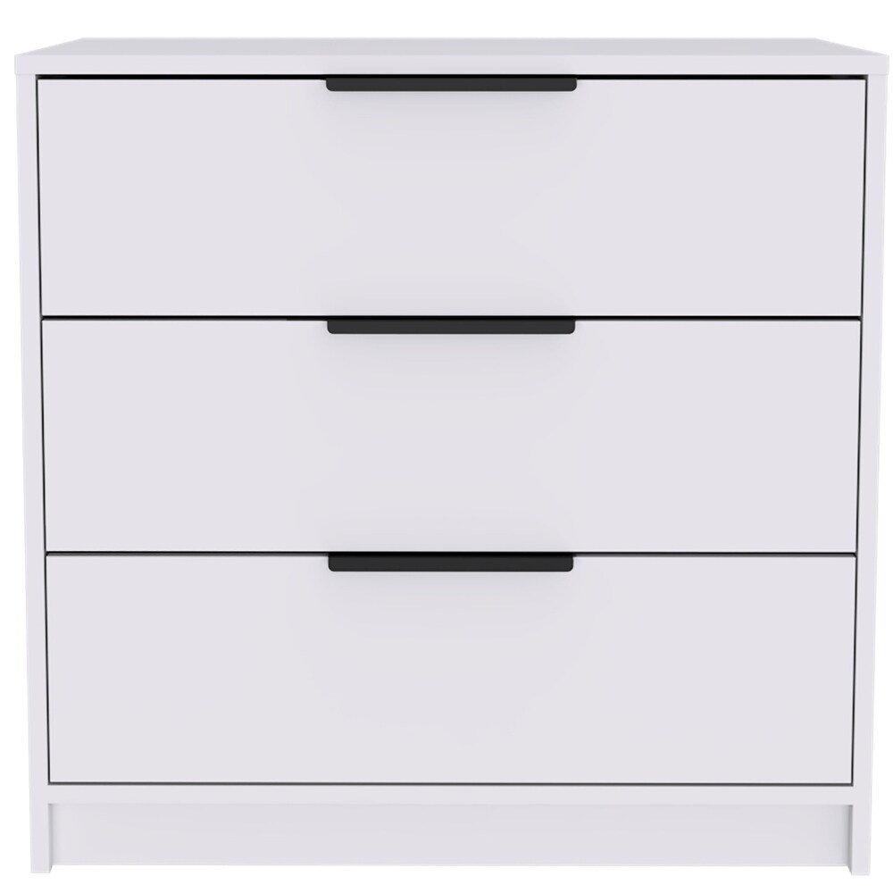 Contemporary Style 3 Drawers Dresser Chests for Bedroom  Storage Dressers Organizer for Bedroom  Living Room  Hallway