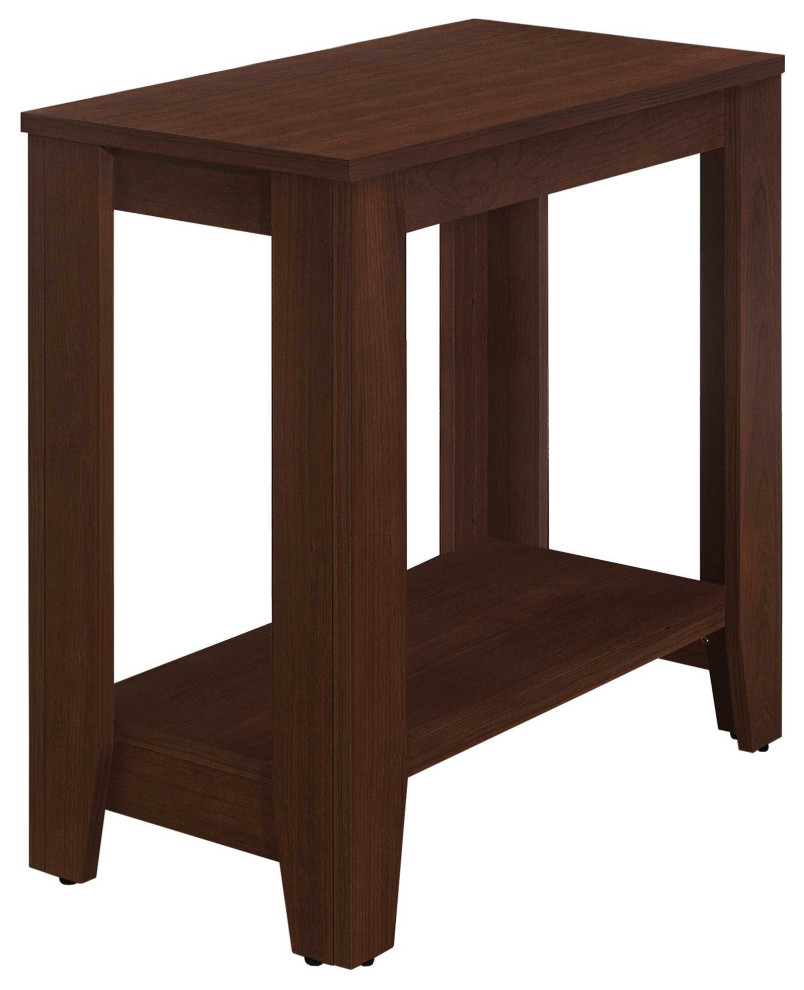 HomeRoots 11.75 quotx 23.75 quotx 22 quotCherry Particle Board Laminate Accent Table   Transitional   Side Tables And End Tables   by UStradeENT LLC  Houzz