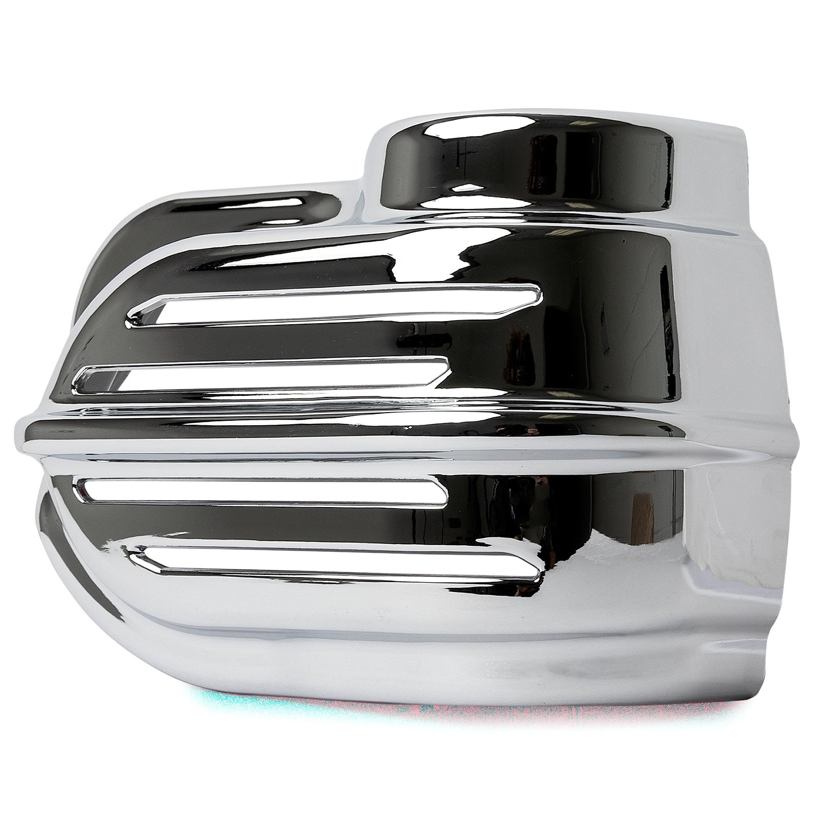 Krator Chrome Replacement Horn Cover Compatible with Harley Davidson Wolo Bad Boy Horns (Wolo Bad Boy Air Horn Kuryakyn P/N 7742 and Wolo Bad Boy Air Horn Models 419 and 519)