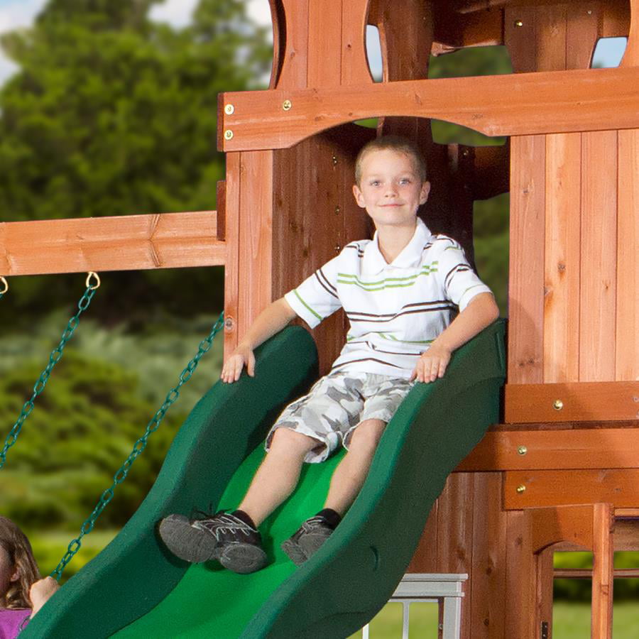 Shenandoah Wooden Swing Set， Wood