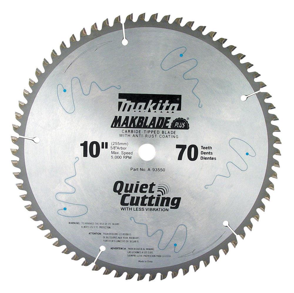 Makita 10 In. CT Saw Blade70T A-93550 from Makita