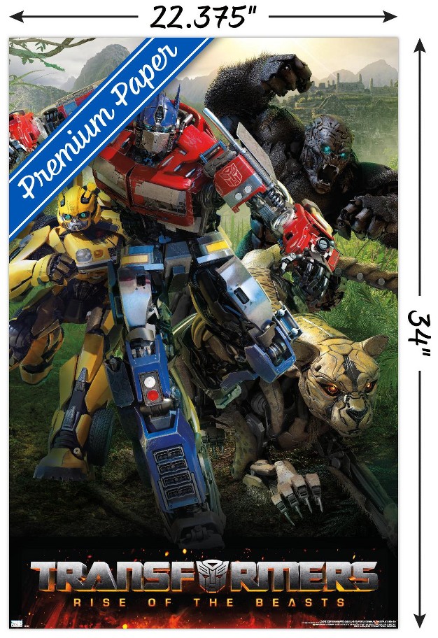 Trends International Transformers Rise Of The Beasts Big 4 Unframed Wall Poster Prints