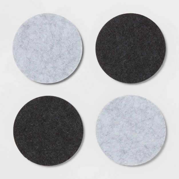 4pk Felt Coasters