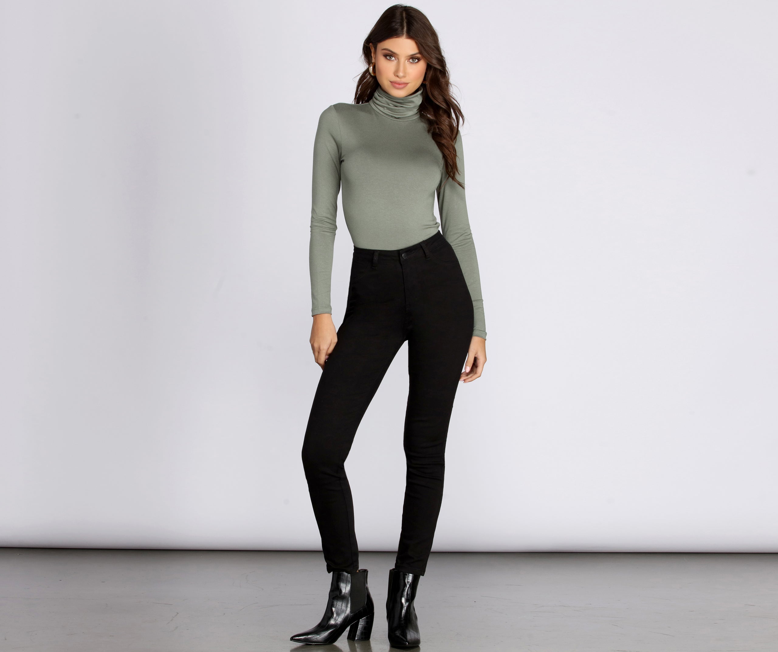 Soft Turtleneck Bodysuit