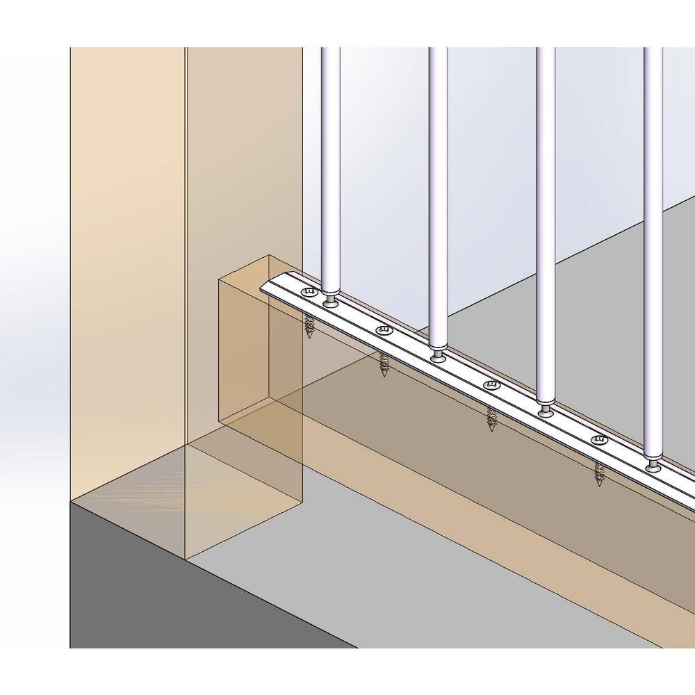 Insta-Rail 36 in. H x 72 in. W Insta Tube Vertical Stainless Steel Tube In-Fill Kit for Railings 90736