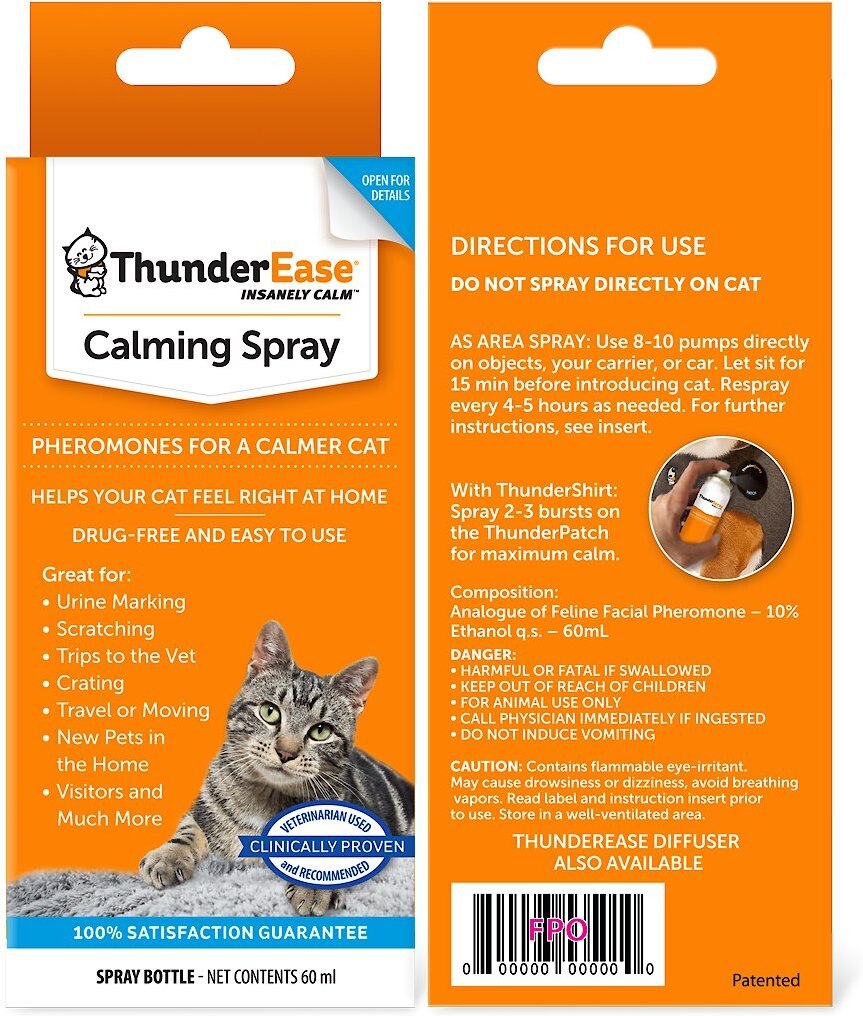 ThunderEase Calming Spray for Cats