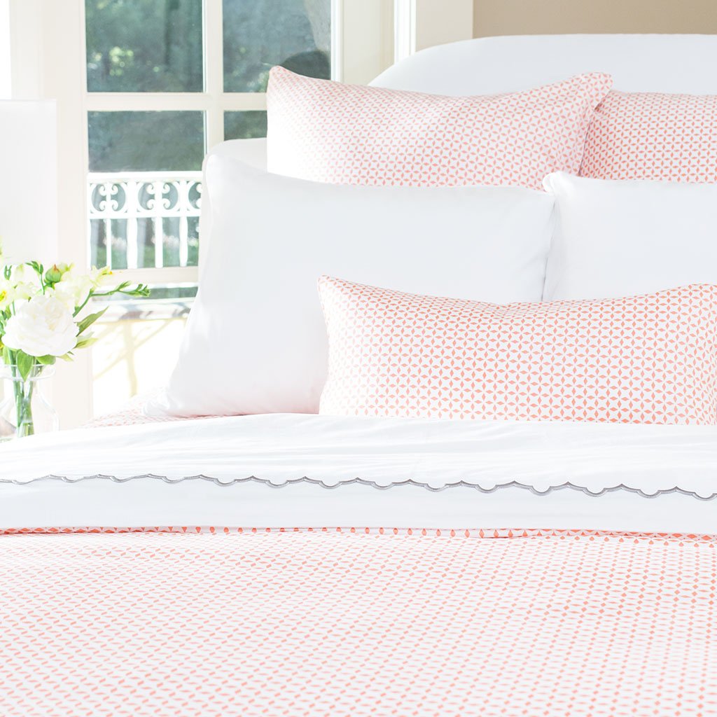 Ellis Coral Duvet Cover