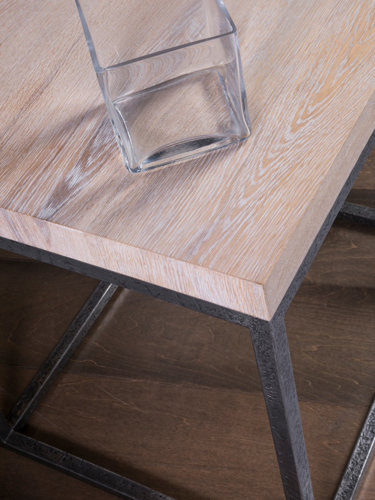 Foray Rectangular End Table   Industrial   Side Tables And End Tables   by HedgeApple  Houzz