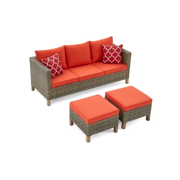 7 Piece Sectional Seating Group with Cushions