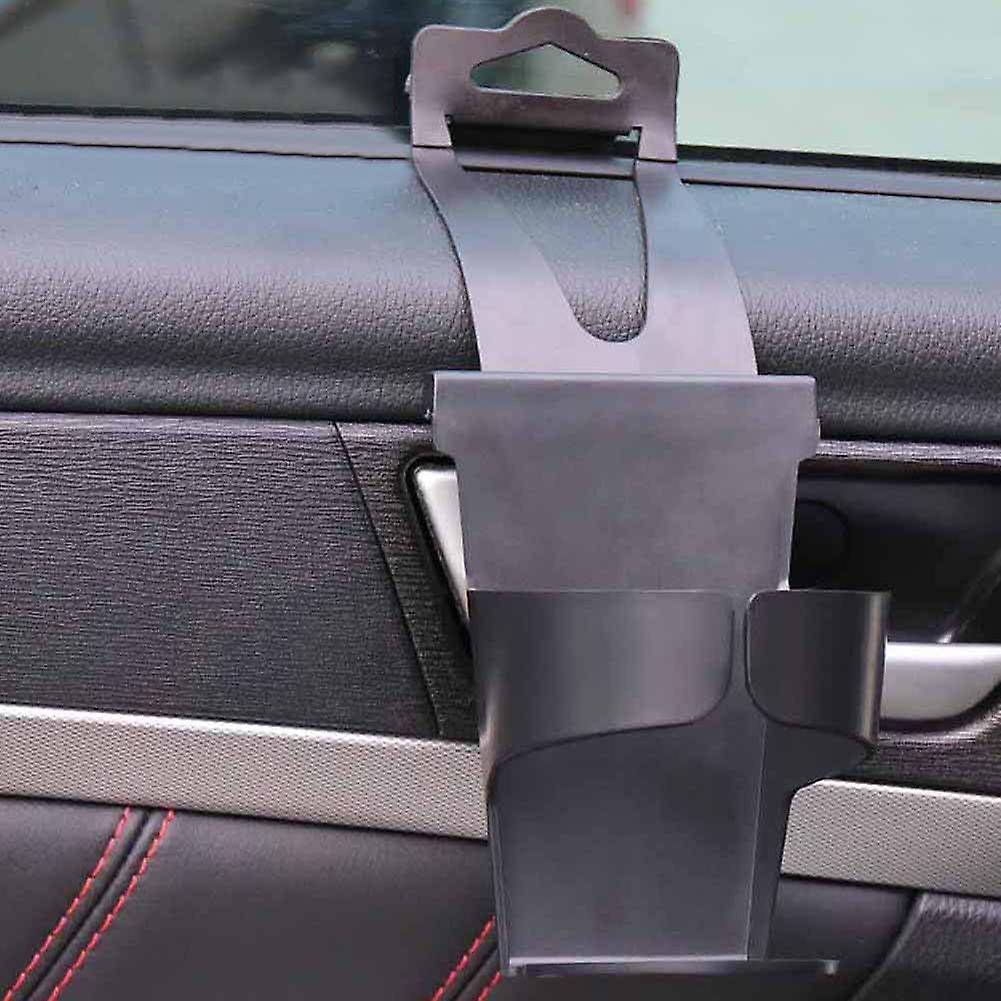 Auto Cup Holder Vehicle Can Bottle Storage Hanger Hook Car Drink Holder For Universal Car Seat Door Beverage Container Black