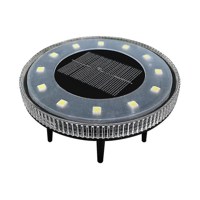 Outdoor Solar Garden Lights， Solar Powered Ground Warm White Lights Outdoor Waterproof Garden Lights