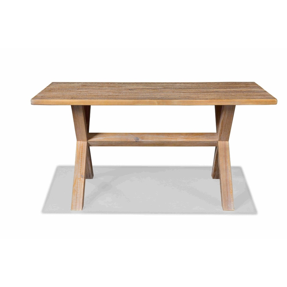 Grain Wood Furniture Montauk Trestle Table Solid Wood