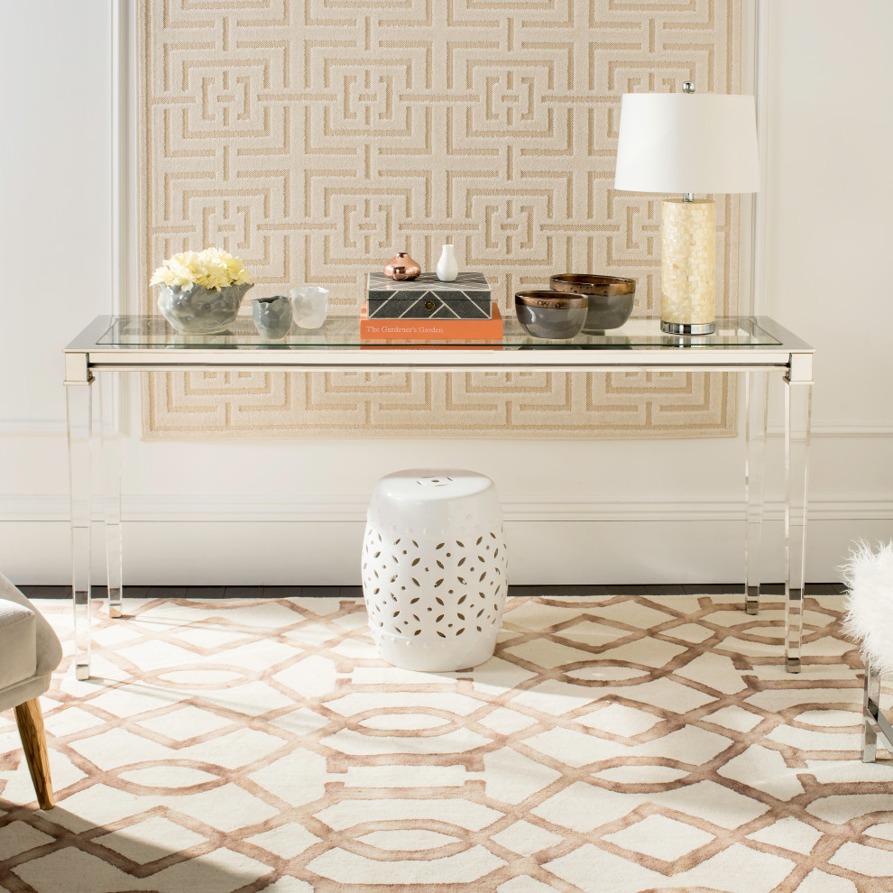 Safavieh Couture Charleston Acrylic Console Table   Contemporary   Console Tables   by Safavieh  Houzz