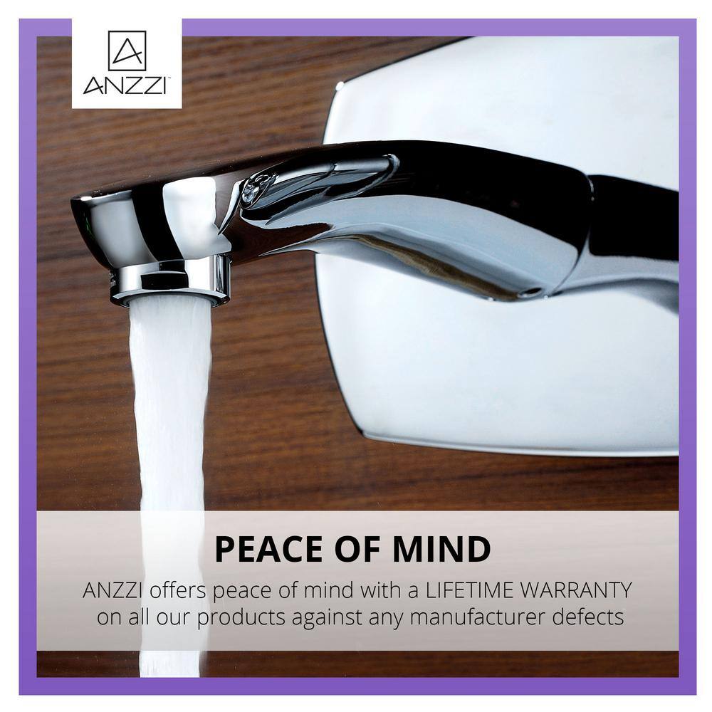 ANZZI Voce Series Single-Handle Wall Mount Bathroom Faucet in Polished Chrome L-AZ023