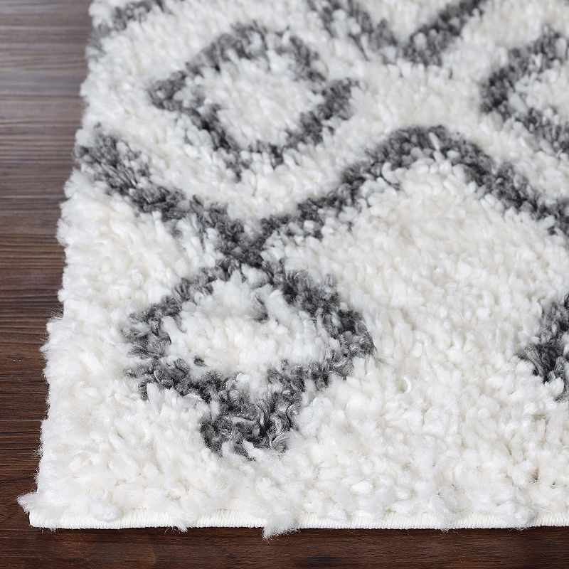 Superior Boho Geometric Shag Area Rug