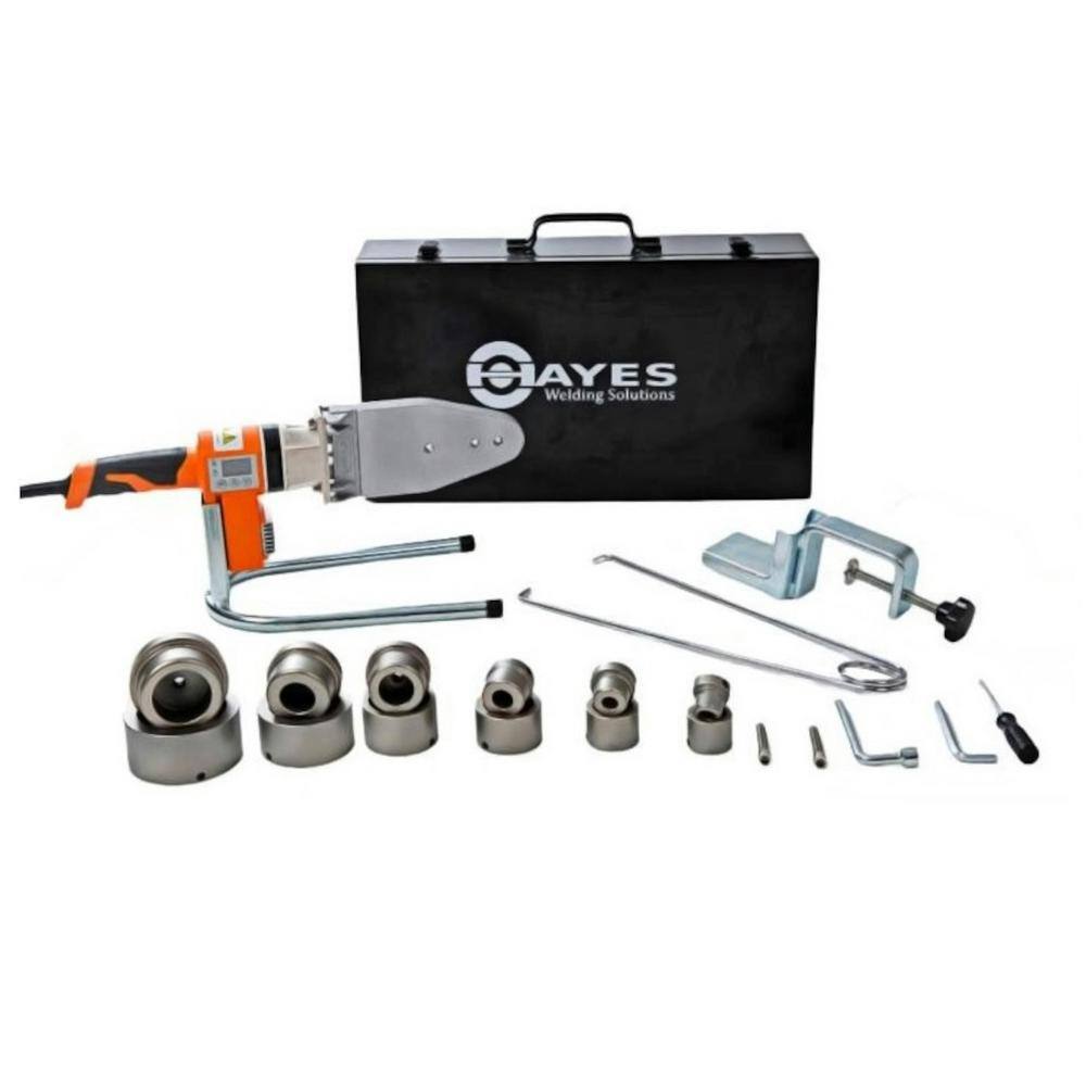 HAYES Welding Solutions Celsius-Hayes Digital Socket Fusion Pipe Welder Tool Kit Pro (Upto 2 in.) HY2PROKITCELSIUS