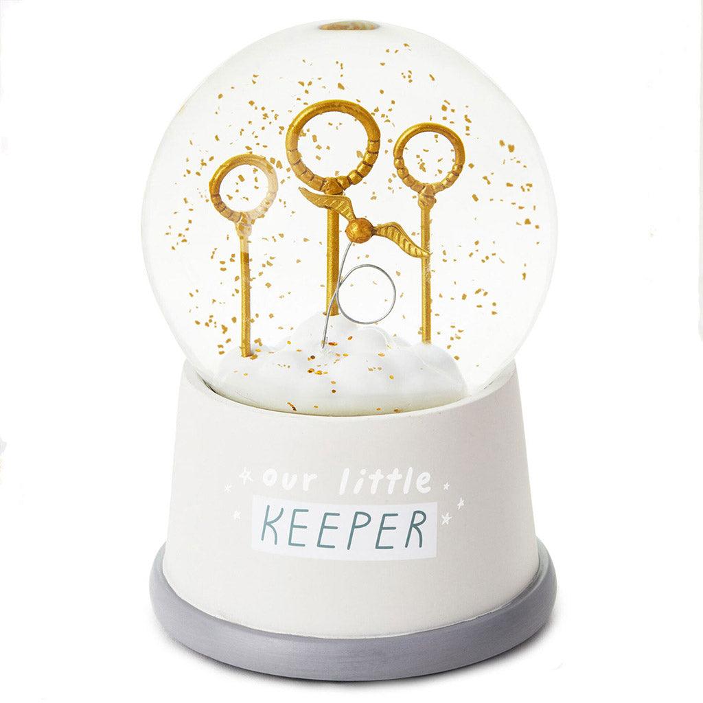 Hallmark  Harry Potter™ Quidditch™ Our Little Keeper Musical Snow Globe