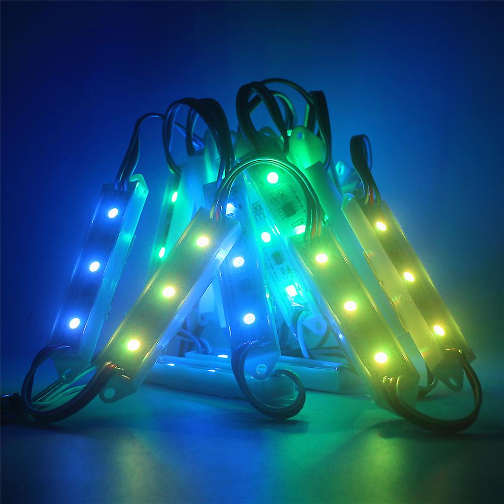 Led Module 5050 3 Led Dc12v Waterproof Advertisement Design Led Modules Ws2811 Pixel Rgb Color Super Bright Lighting 20pcs/lot