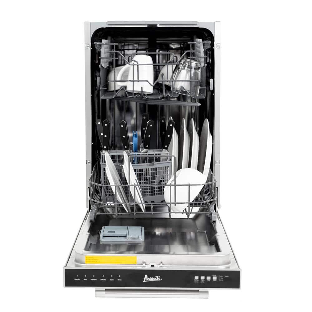 Avanti 18 in Stainless Steel BuiltIn Dishwasher