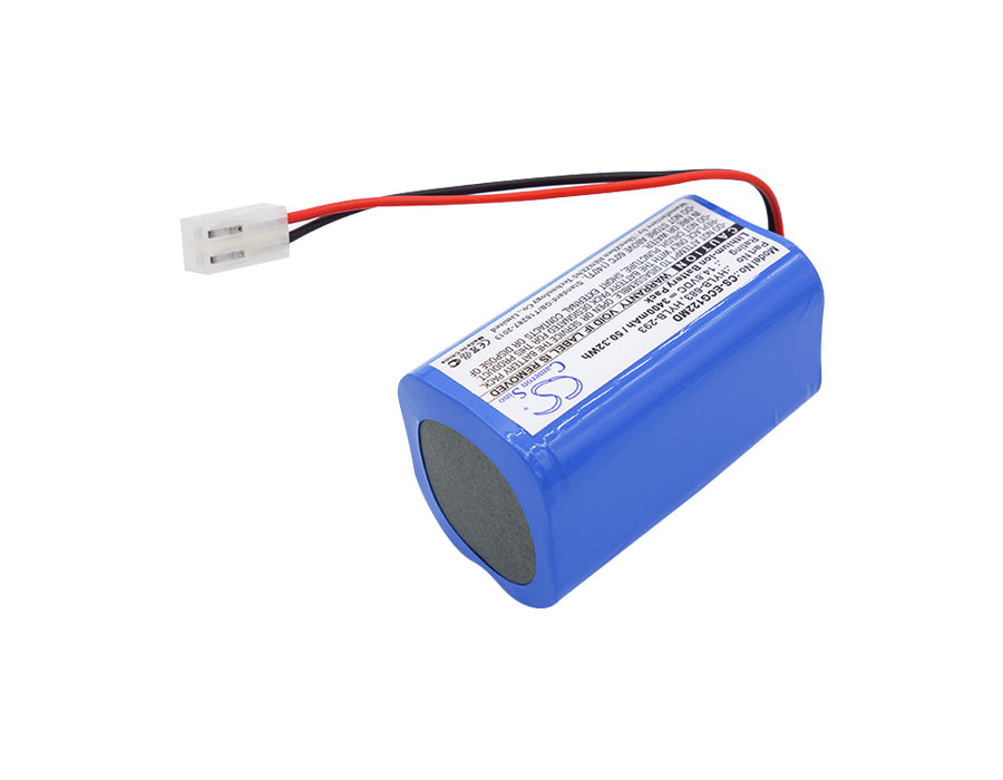 Biocare ECG1200 ECG1201 ECG1210 3400mAh Medical Replacement Battery BatteryClerkcom Medical