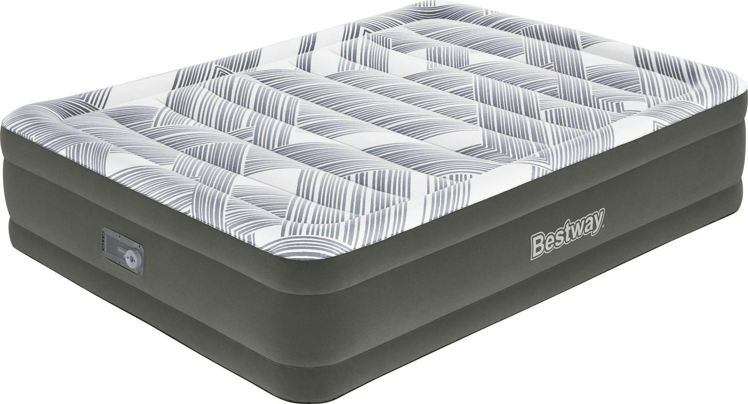 Bestway Deco Graphite 18 Queen Air Mattress with Built-in Pump