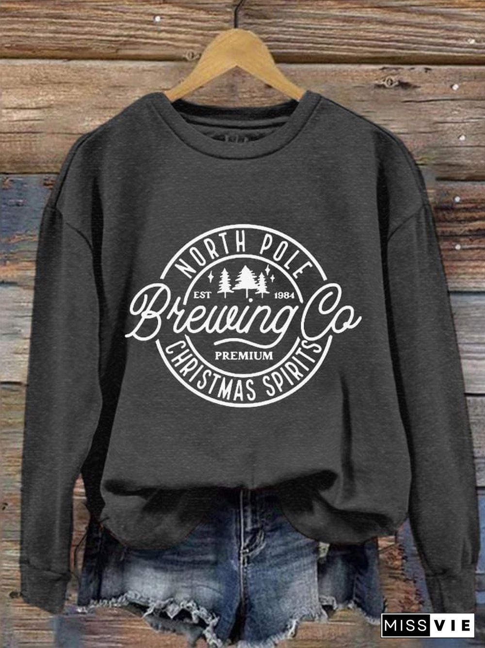 Women's North Pole Brewing Co Printed Sweatshirt