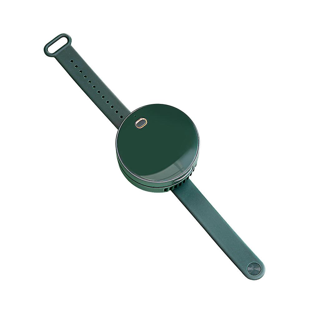 Portable wrist fan leafless usb rechargeable 3 speed