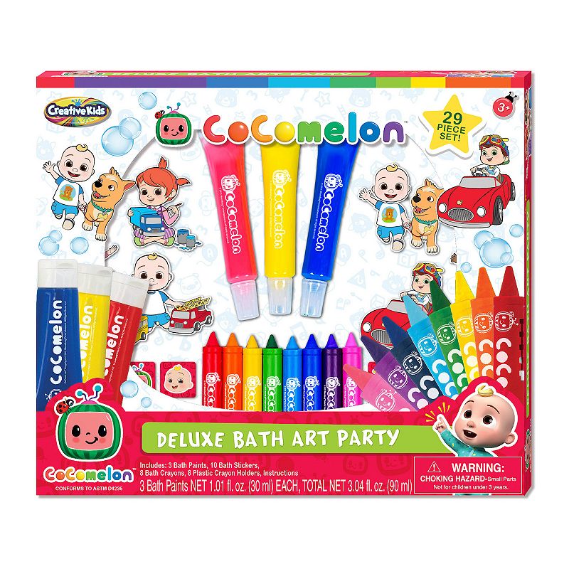 CoComelon Deluxe Bath Art Party Set