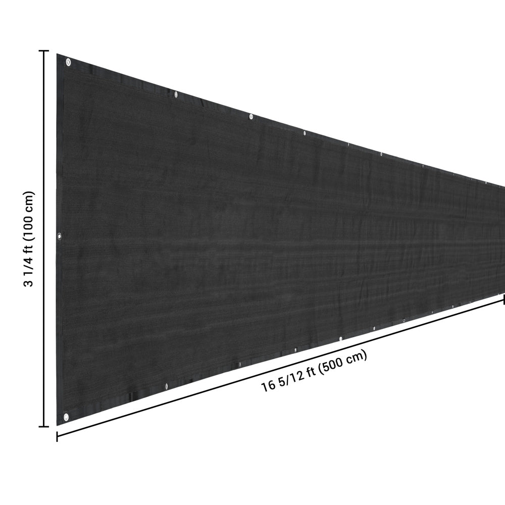 Yescom Fence Screen 90% Privacy Windscreen 3'x16'