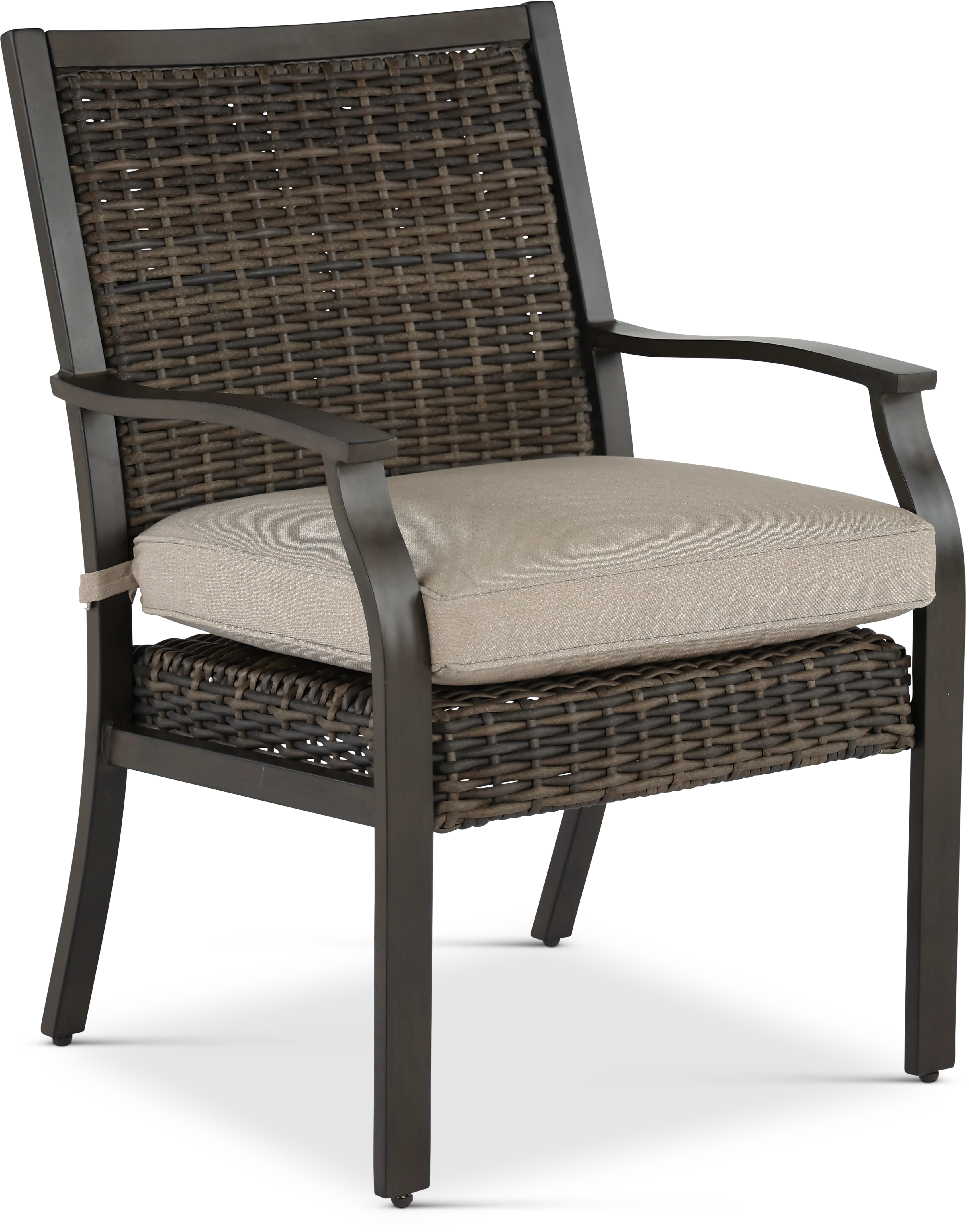 Trenton Brown Patio Dining Chair