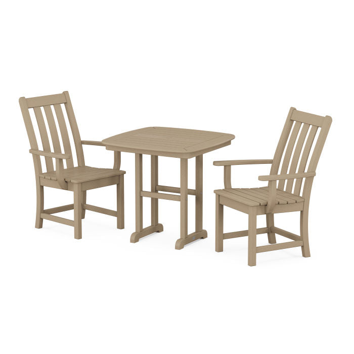 Polywood Vineyard 3-Piece Dining Set in Vintage Finish PWS1230-1-V