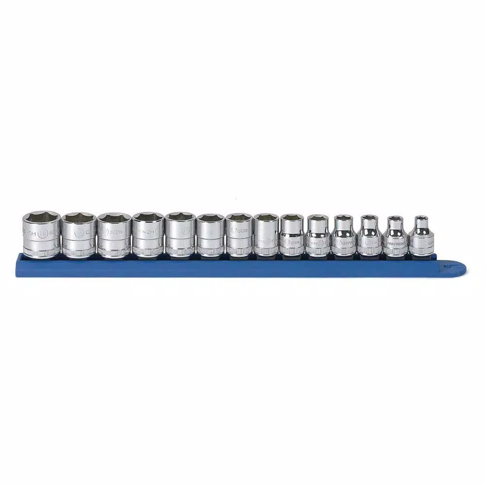 GEARWRENCH 3/8 in. Drive Metric 6-Point Standard Socket Set (14-Piece) and#8211; XDC Depot