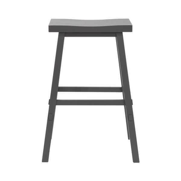 Creations Multi 24 Inch Sawhorse Counter Stool- Gray