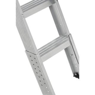 Louisville Ladder 7 ft. 8 in. to 10 ft. 3 in. 22.5 in. x 54 in. Aluminum Attic Ladder with 375 lbs. Maximum Load Capacity AA2210I