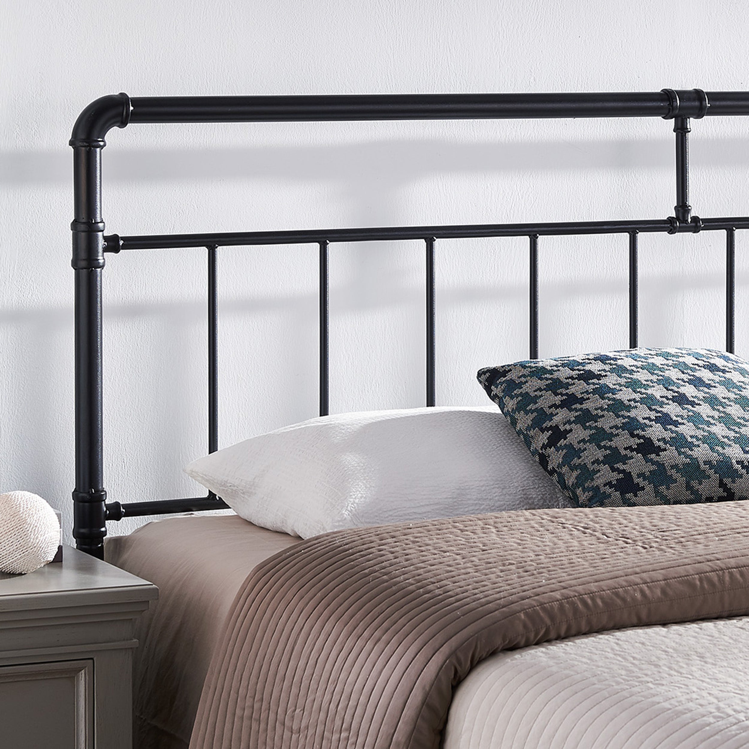 Ina Contemporary Iron Headboard