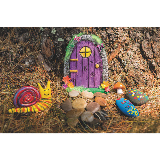 Color Me Ceramic Bisque Fairy Door