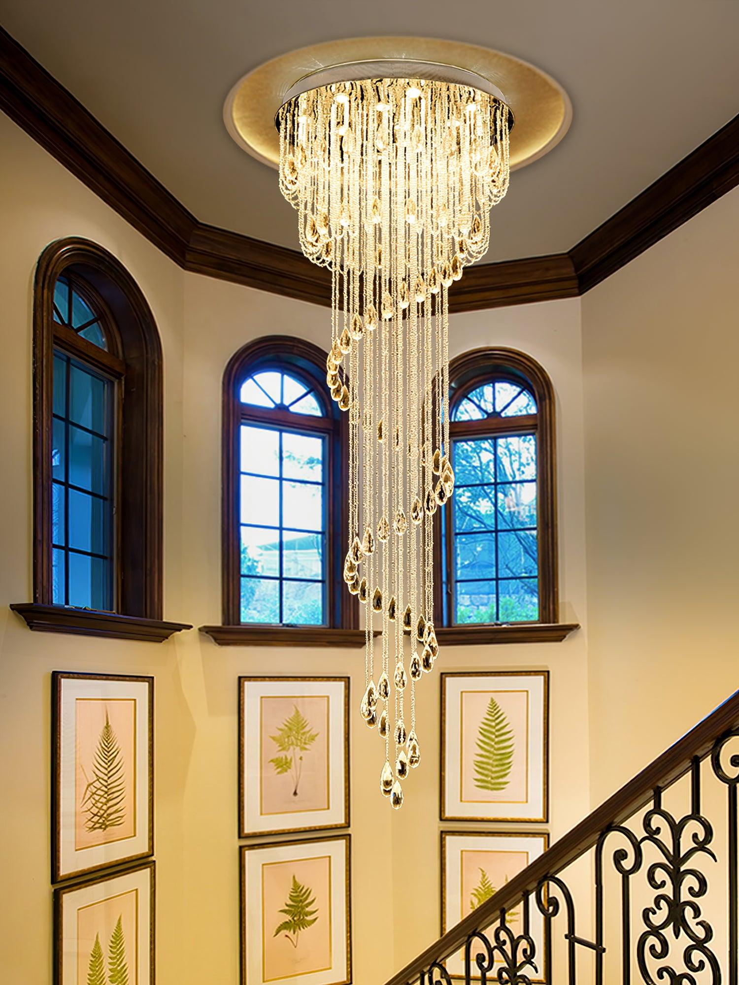 Classic Symphony Spiral Chandelier